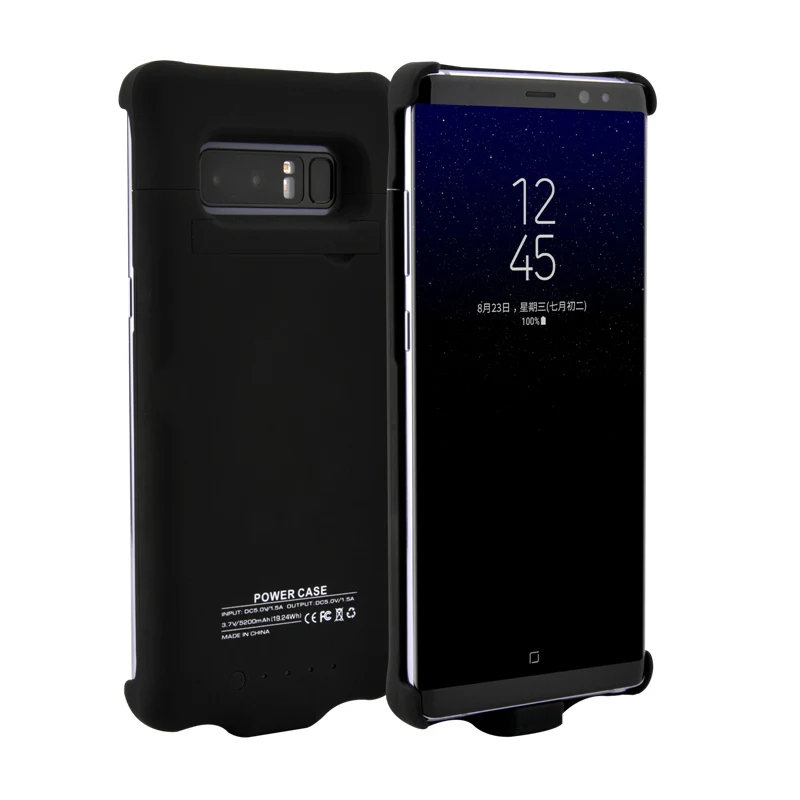 5200 мАч для samsung Note 8 чехол для зарядного устройства для samsung Galaxy Note 8 Чехол Для Аккумулятора Внешний аккумулятор чехол для внешнего зарядного устройства