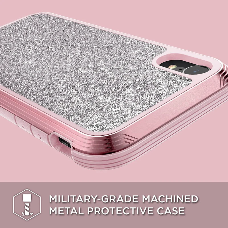 X-Doria Defense Lux чехол для телефона для iPhone X, XR, XS, Max, военный класс, протестированный на падение, анодированный алюминиевый чехол для iPhone XS Max
