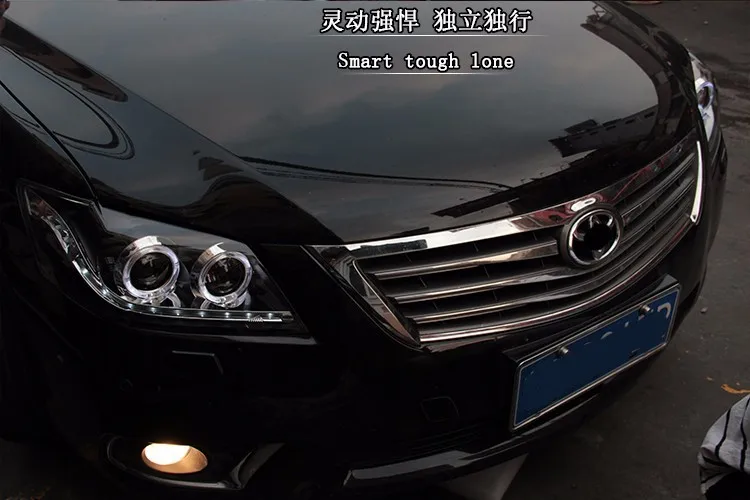 KOWELL автомобильный Стайлинг для Toyota светодиодная фара дальнего света camry 2009 2010 2011 для camry светодиодные фары Дневные ходовые огни Биксеноновые HID аксессуары