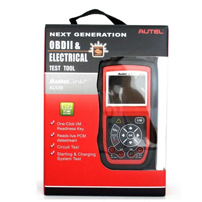 Autel AutoLink AL539 OBD2/CAN инструмент для сканирования автомобиля диагностические