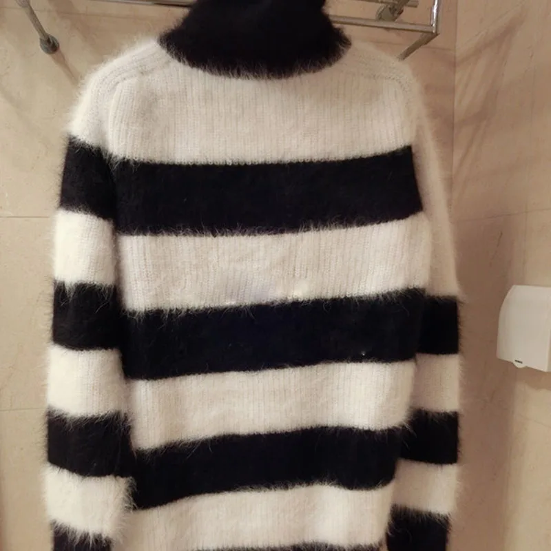 Норка LOVELYDONKEY кашемир свитер женские длинные кашемировые толстые пуловеры