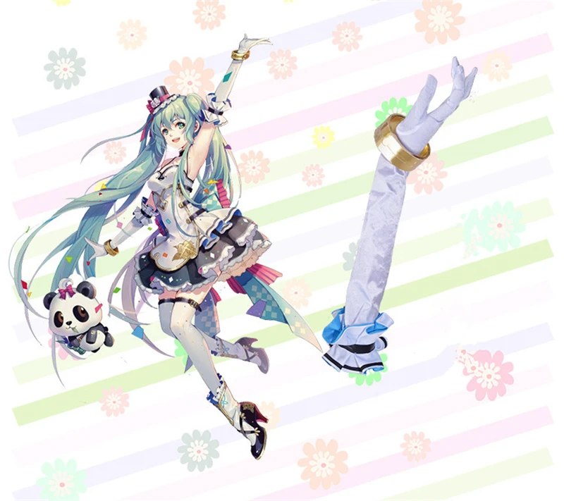 Горячее предложение! Распродажа! VOCALOID V Girl With You шанхай концертный плакат хацунэ мику женский костюм для косплея платье анимэ косплей костюмы для танцев