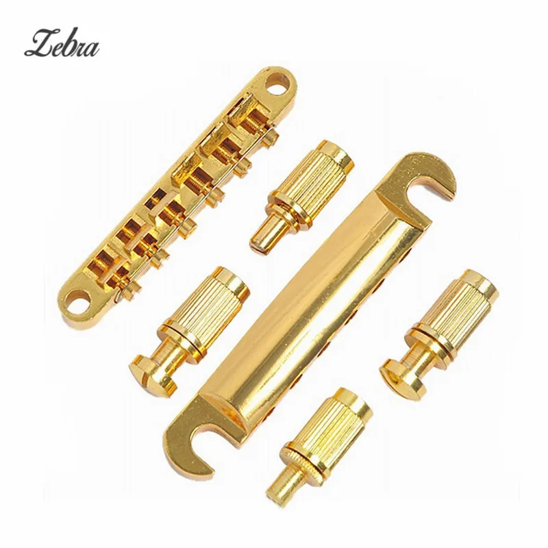 1 Набор из метала золотого цвета мелодия o matic хвостовой мост для LP Электрогитары