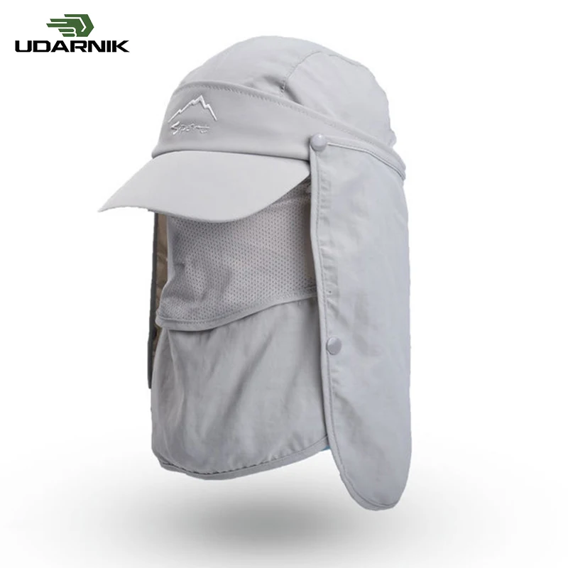 2019 Спортивная походная уличная шляпа с защитой от УФ-лучей козырек для шеи и лица