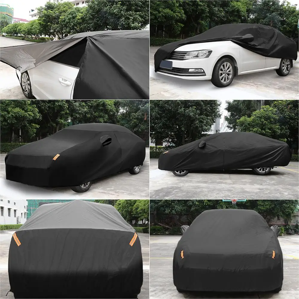 X Autohaux Универсальный Полный чехол для автомобиля крытые наружные автомобильные чехлы Снежный лед водонепроницаемый защита от пыли защита от солнца УФ-защита для всех сезонов