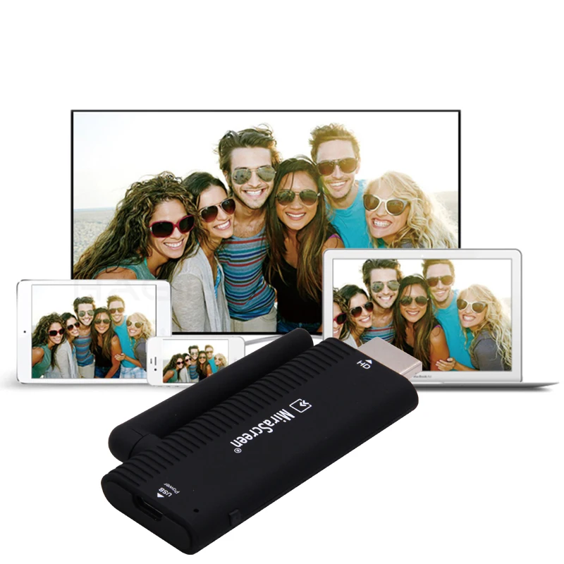 Высокое качество 1080P Mirascreen TV stick Аудио Видео WiFi Дисплей приемник Airplay телефон с