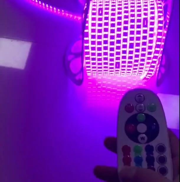 5050 RGB Светодиодная лента AC 220 V 110 120 Ruban светодиодный IP67 Водонепроницаемый Открытый