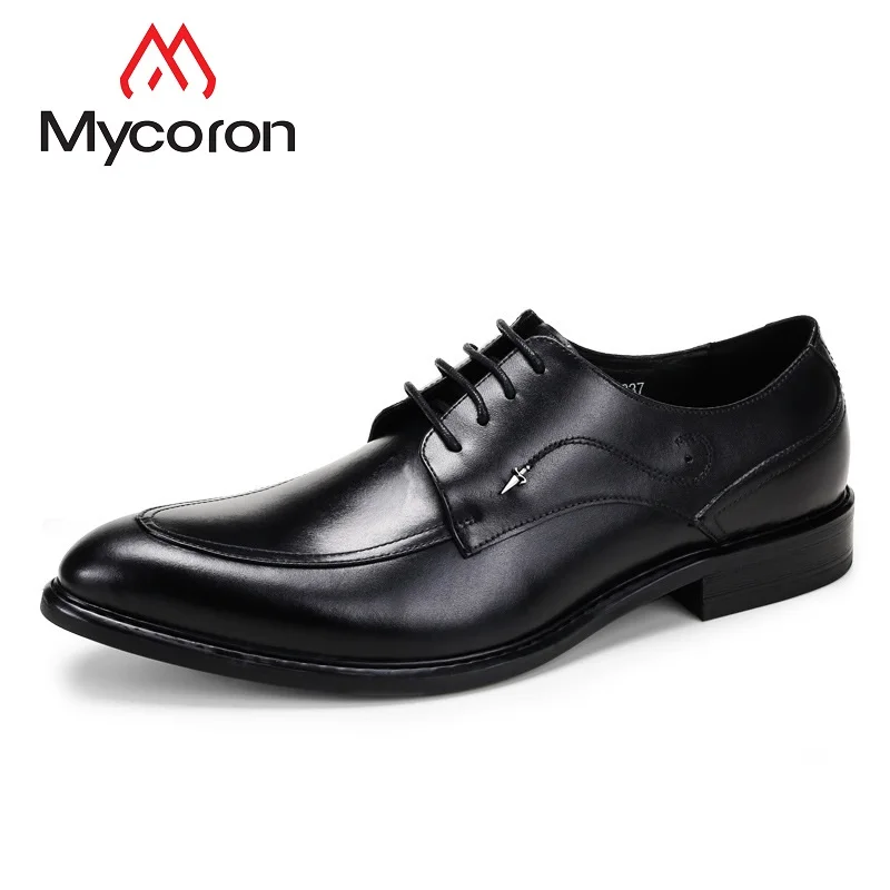 MYCORON/Мужские модельные туфли роскошные дизайнерские Брендовые мужские деловые