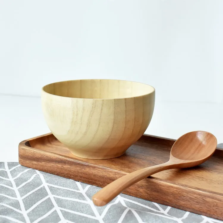 Миска ручной работы с ручкой для риса супа окуня украшения (середина) круглая