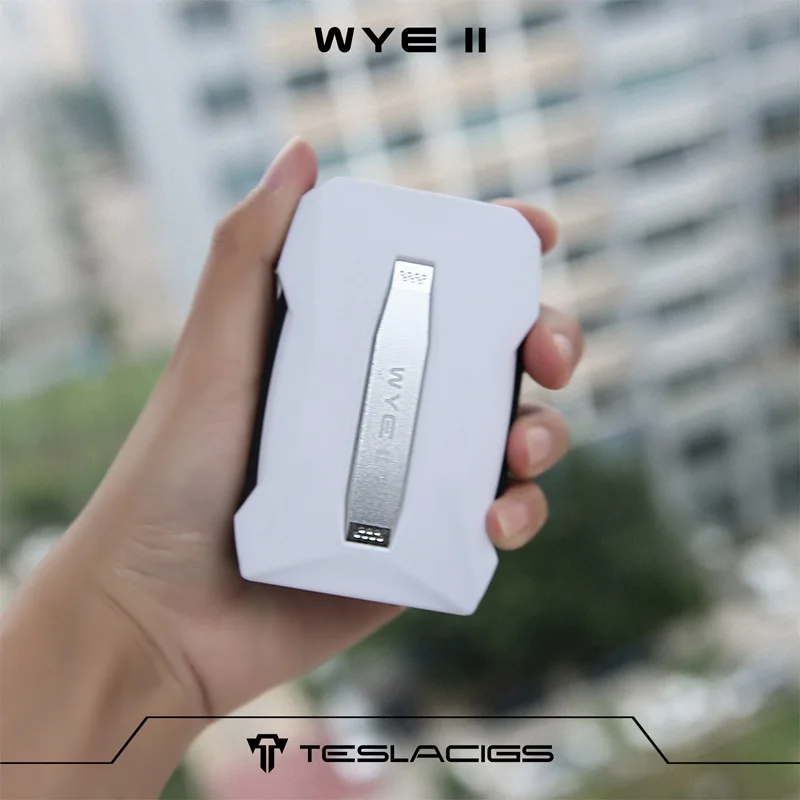 Оригинал Тесла Уай II Mod 215 Вт Box Vape Поддержка смоляной бак electoronic портсигар
