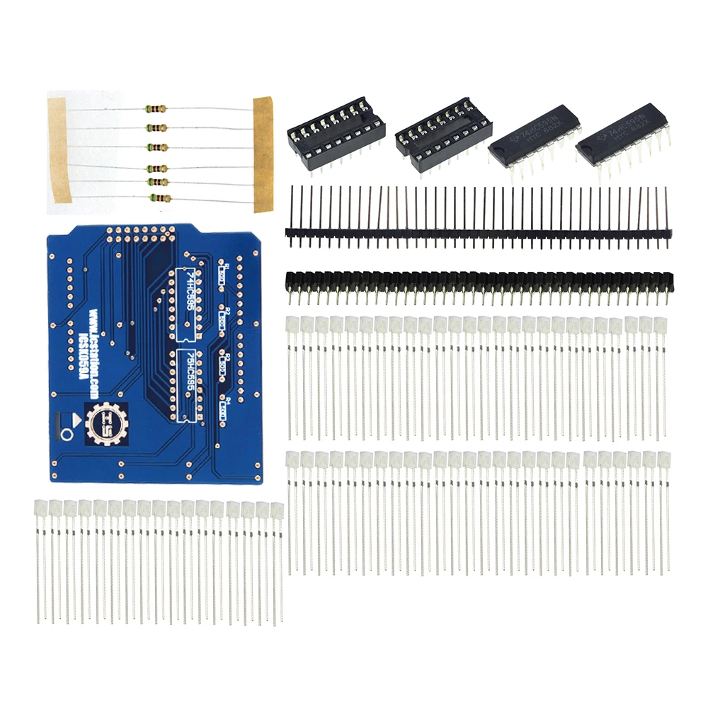 Новый 4X4X4 синий светодиодный светильник куб комплект 3D Светодиодный Куб DIY Kit