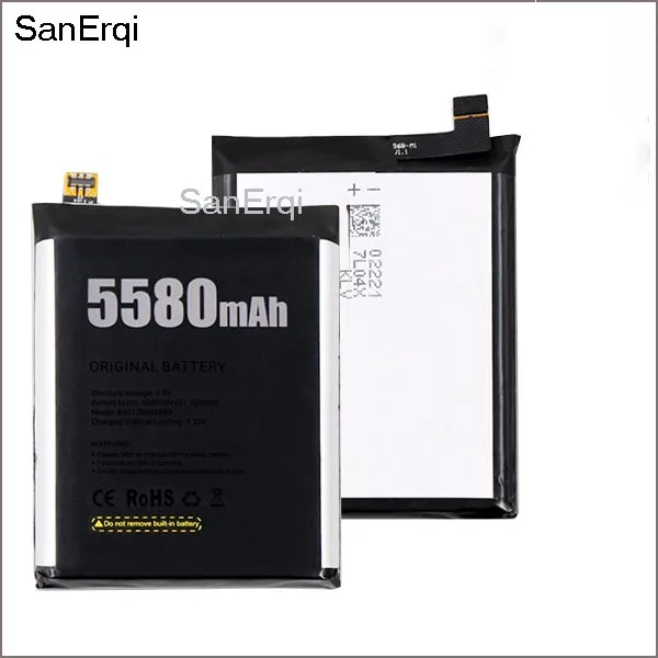 Аккумулятор Для Doogee S60 5580 мАч полимерный литий ионный аккумулятор 3 8 в для