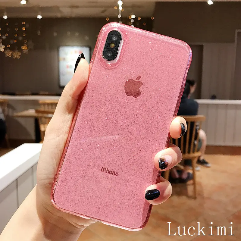 Прозрачный блестящий чехол для телефона из ТПУ HUAWEI P20P P20Lite NOVA3E P30P Mate 9P 10P 10lite 20P 20X RS