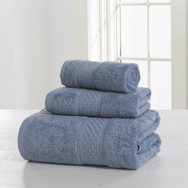 3 шт./лот Полотенца комплект- Египетский cotton-tj-5047