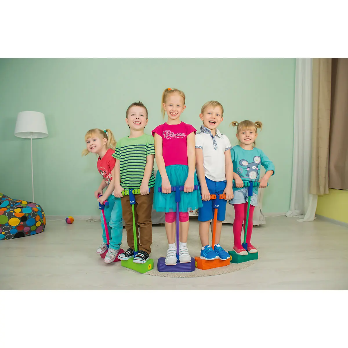 Тренажер для прыжков со звуком, фиолетовый, Mobykids