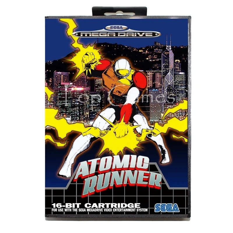 

Atomic Runner with Box with Box for 16 bit Sega MD Game Card for Mega Drive for Genesis Video Console
