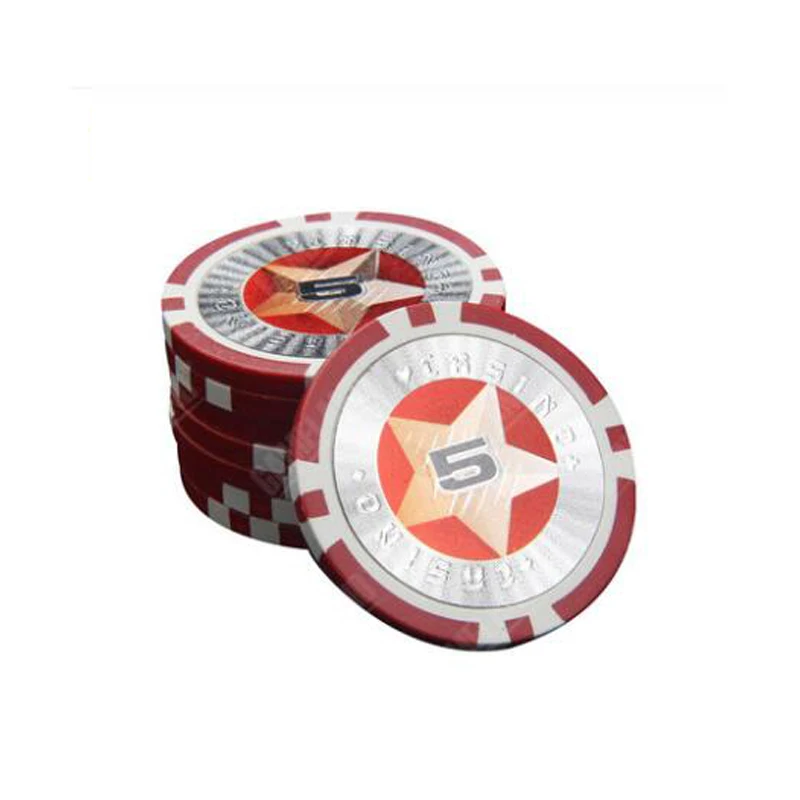 Опт набор фишек для покера 25 шт. Техасский Холдем фишки казино железо + PS глиняные