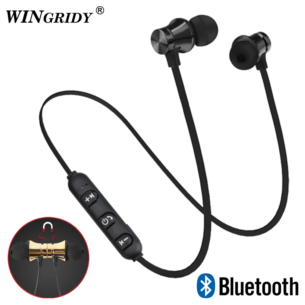 WINGRIDY Bluetooth наушники магнитные XT 11 Беспроводные спортивные гарнитура бас