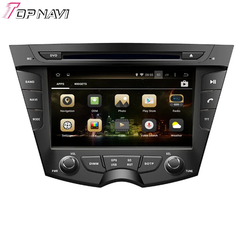 Topnavi 7 ''Octa Core 4GB Android 6 0 Автомобильный видеоплеер Авто аудио DVD ПК для HYUNDAI VELOSTER