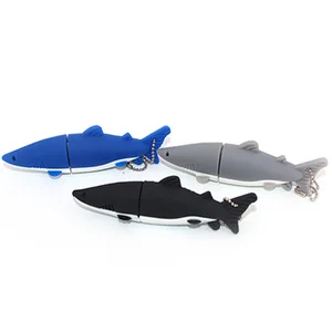 Милый мультяшный USB флеш-накопитель в виде акулы, 4 ГБ, 8 ГБ, флеш-накопитель Usb 2,0, Флешка 32 ГБ, 16 ГБ, 64 ГБ, флэш-накопитель USB, флешка