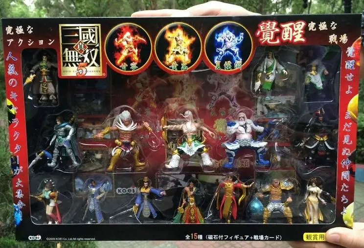 1 Набор подарочных коробок онлайн игра Dynasty Warriors 5 экшн фигурки doll.7 см Детская