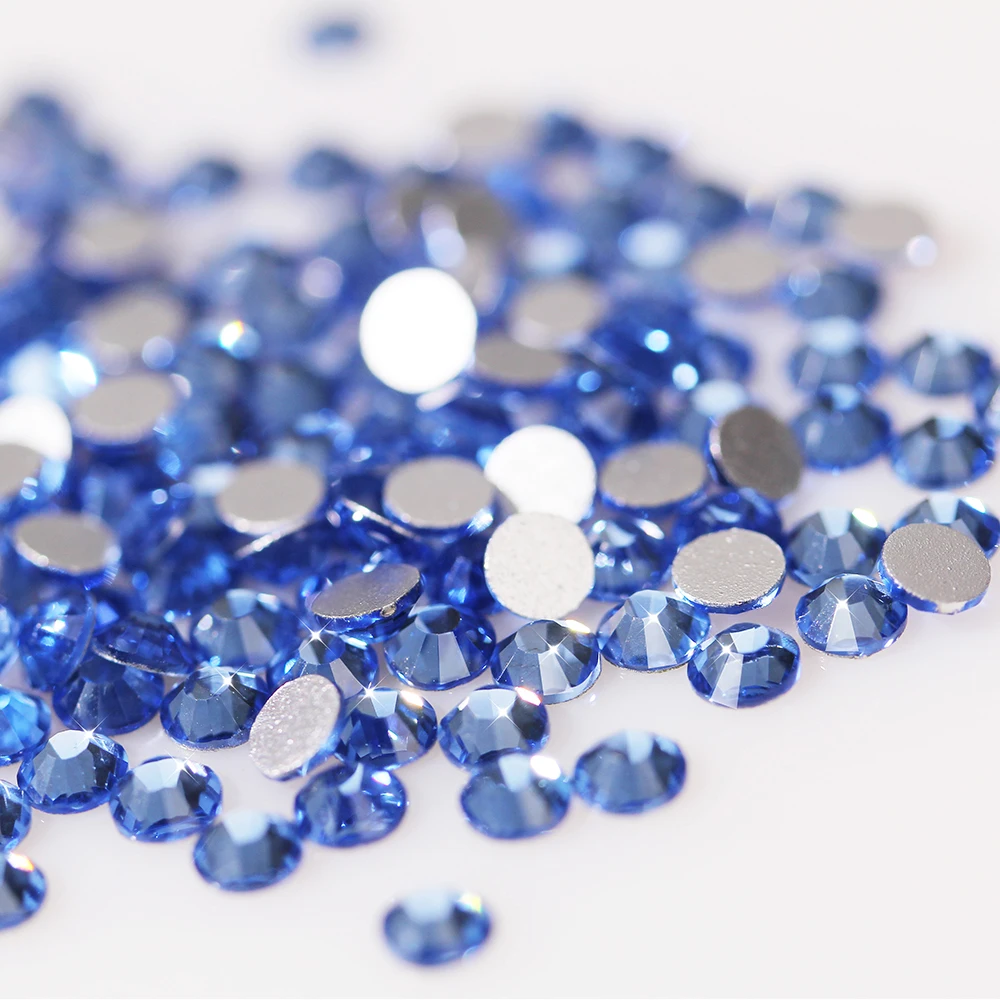 Nail Rhinestones And Gems Non Hotfix Flatback For Crafts Round Glass Shapes R006 | Красота и здоровье