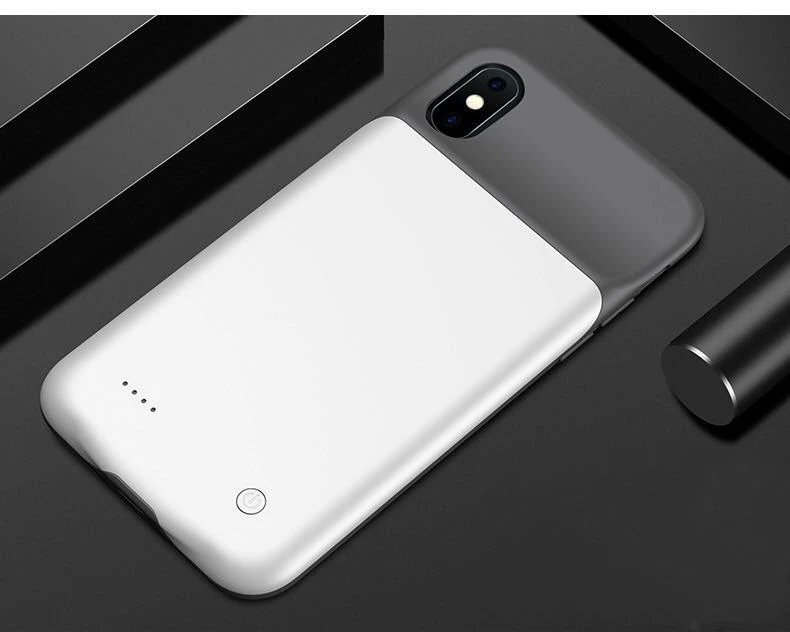 Чехол для аккумулятора для iPhone 6, 7, 8, 6s Plus, X, XS, Max, XR, чехол для зарядного устройства, Внешний чехол для зарядки