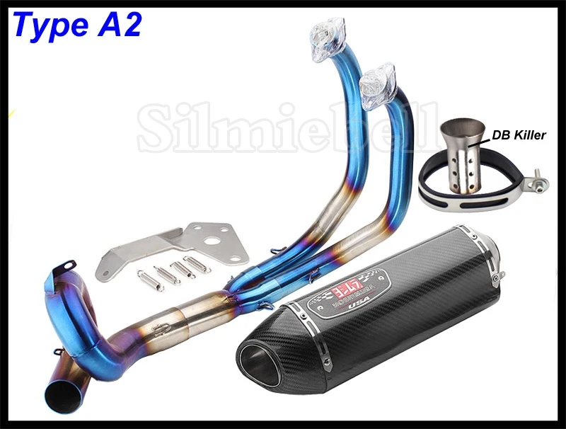 Выхлопной глушитель для мотоцикла MT07 FZ07 Yoshimura передняя средняя звеньевая труба