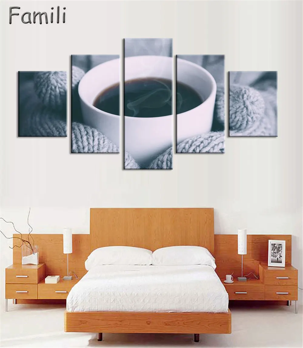 Картина маслом с принтом картина из кофейных зерен холст на холсте без рамки для