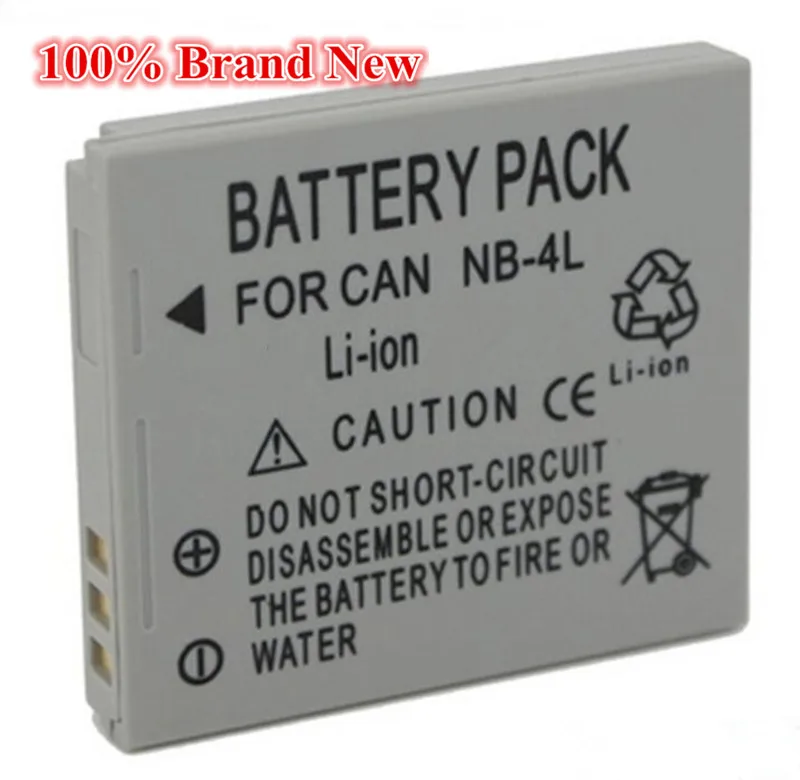 1200 мАч 100% Новый Сменный аккумулятор для камеры Canon NB 4L i7 30 40 50 55 60 220 SD450 SD600 SD750 SD1000
