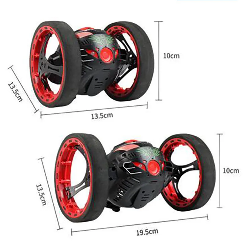 Мини-автомобили Bounce Car PEG-88 2,4 GHz RC автомобиль с гибкими колесами вращающийся светодиодный светильник с пультом дистанционного управления прыгающий автомобиль Подарки для детей
