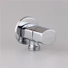 Запорный угловой клапан для ванной, 1 шт., 12 дюйма, штекер x 12 дюйма, хромированная отделка