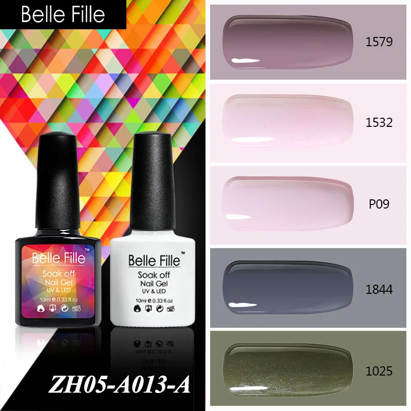 Belle Fille 10 мл телесный коричневый красный оранжевый белый цвет бежевый лак