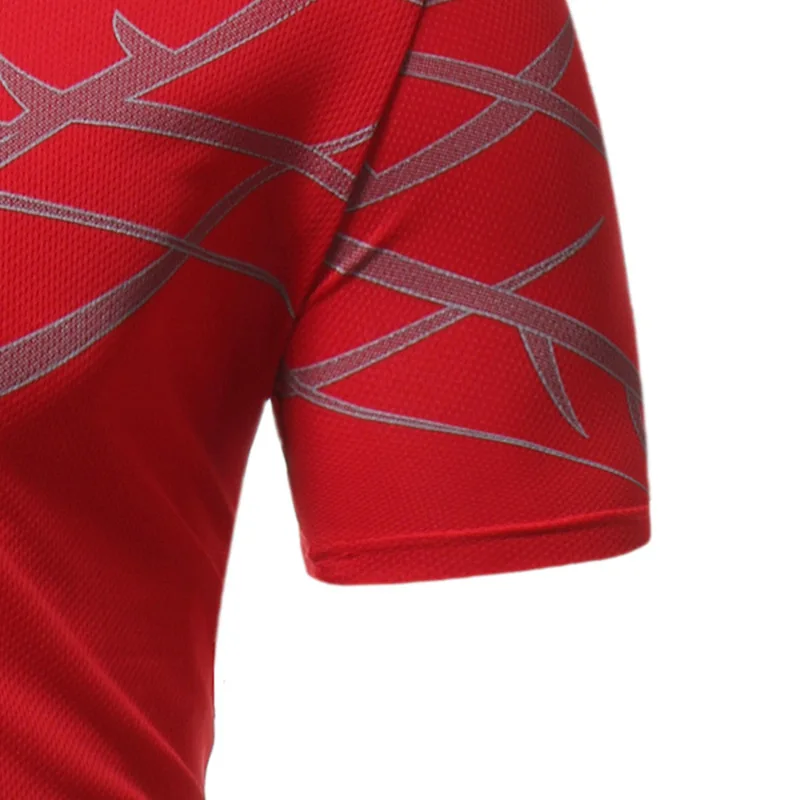 

Men Slim Caual Printed Short Sleeve Round Neck Summer Mens Clothing T Shirts Shirt Tops Fashion Tshirts