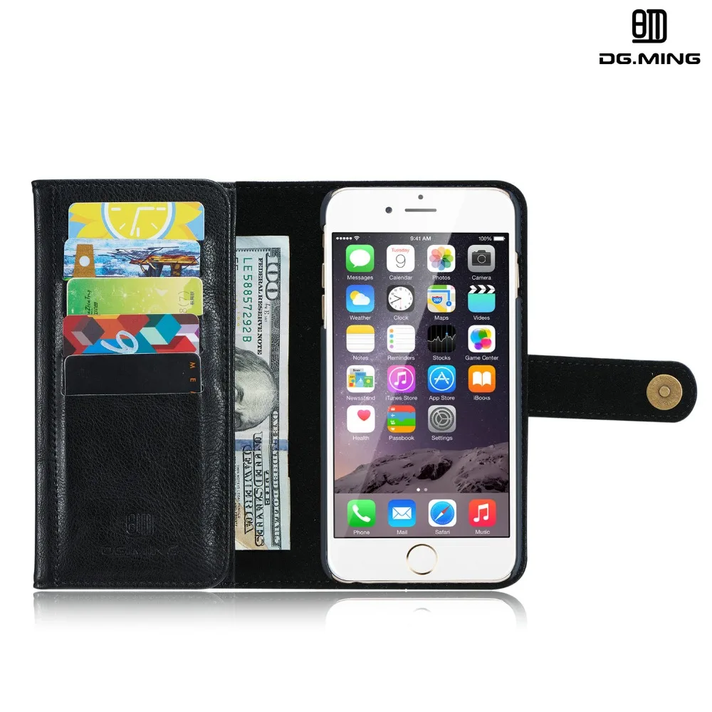 Винтажный кожаный чехол-кошелек для iPhone 11 Pro Max 11 Pro Xs Max XR X 8 Plus 7 Plus, многофункциональный слот для карт, съемная Магнитная откидная крышка