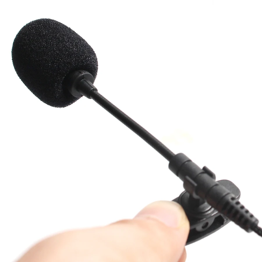 Портативный длинный петличный микрофон с разъемом 3 5 мм Handsfree Speeching зажимом для