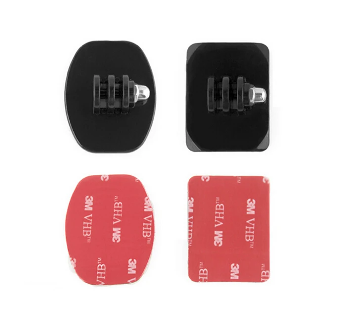 Новый дизайн плоское крепление + Изогнутое 3M наклейки на шлем адаптер для Gopro Hero 6 5