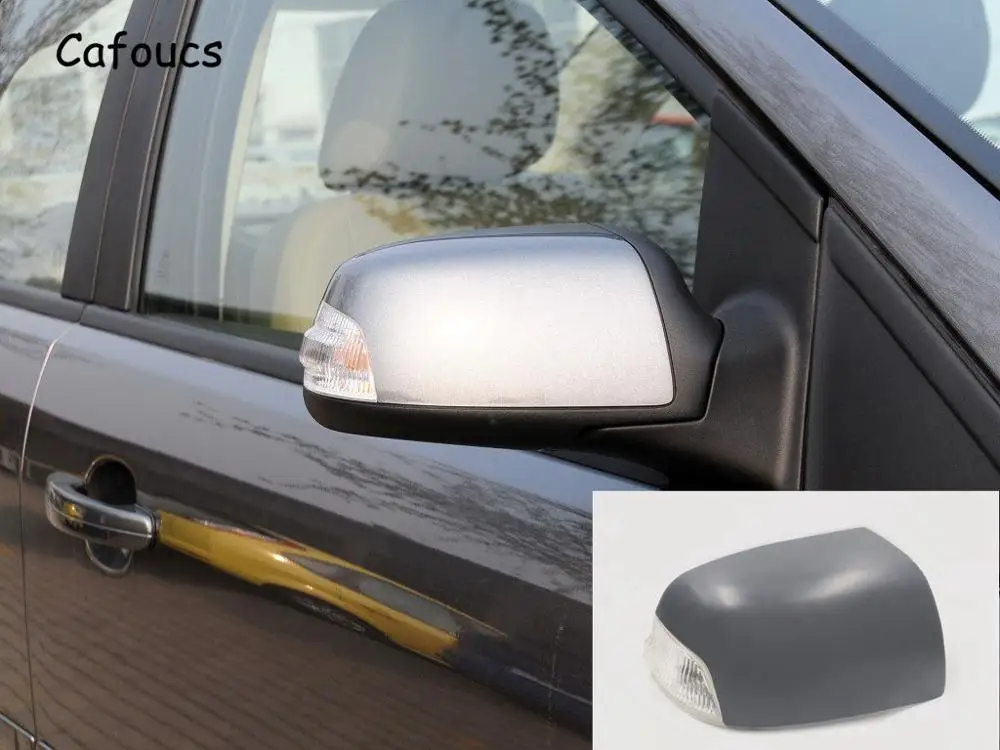 Right side RH Cafoucs для Ford Focus C-Max 2003-2013 автомобильное крыло зеркальное покрытие+ заднего вида указатели поворота - Цвет: Right side RH