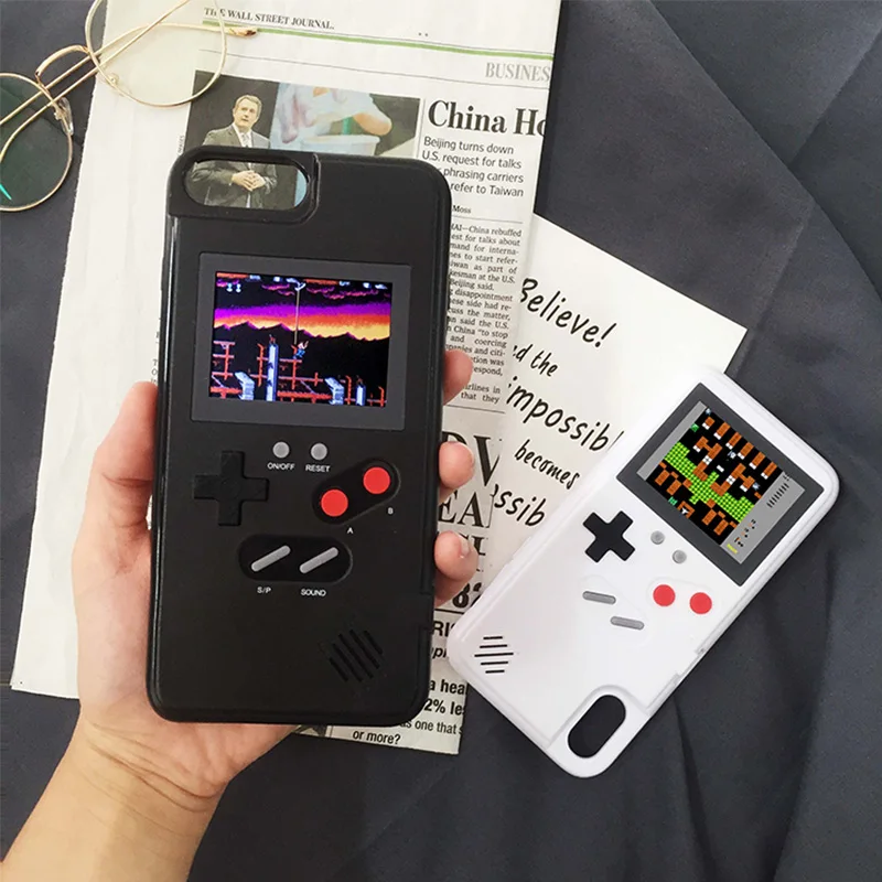 Игровой чехол для мальчика полноцветный с 36 играми NES играющими в игры стиле