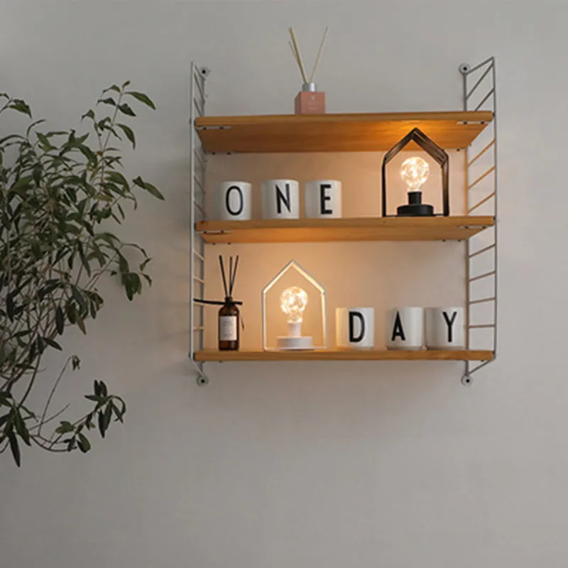 

Creative Girl Gifts LED Bedside Light Copper Bulb Baby Night Light Holiday Iron House Table Lamp Decorative Bedroom Home Shop