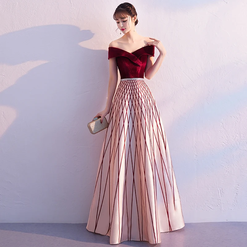 Платье для свадьбы 2019 Vestidos с открытыми плечами Элегантное Длинное платье