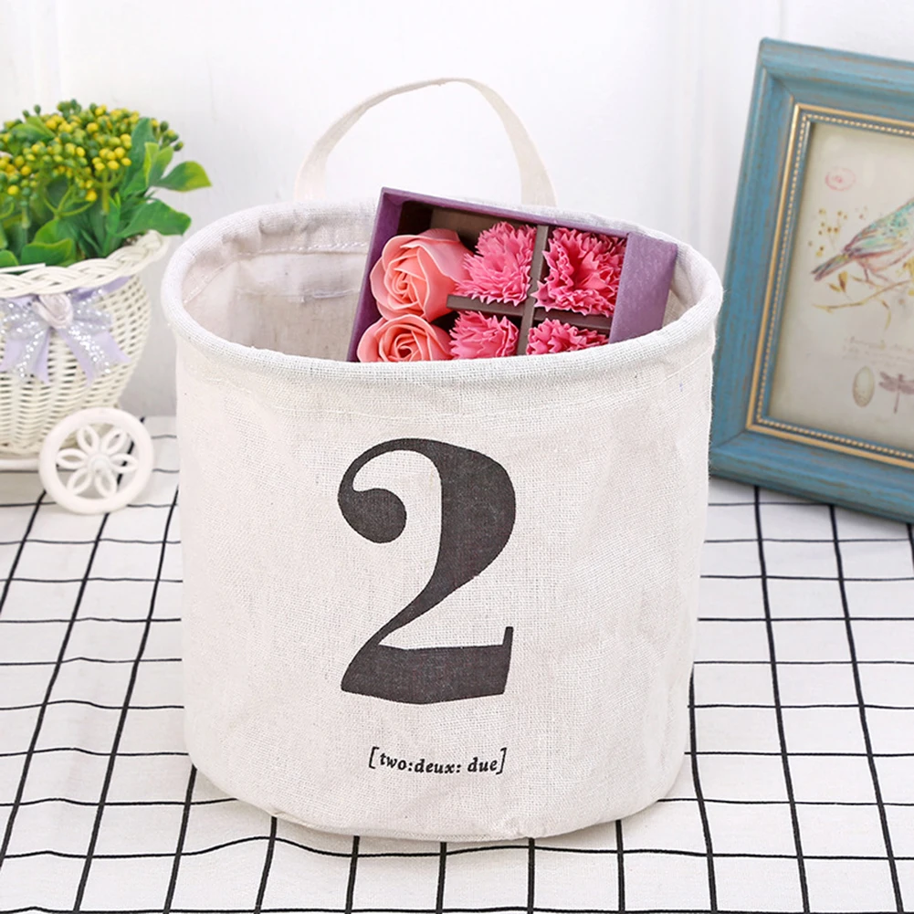Складные корзины для хранения льняная корзина белья стоячая сумка игрушек
