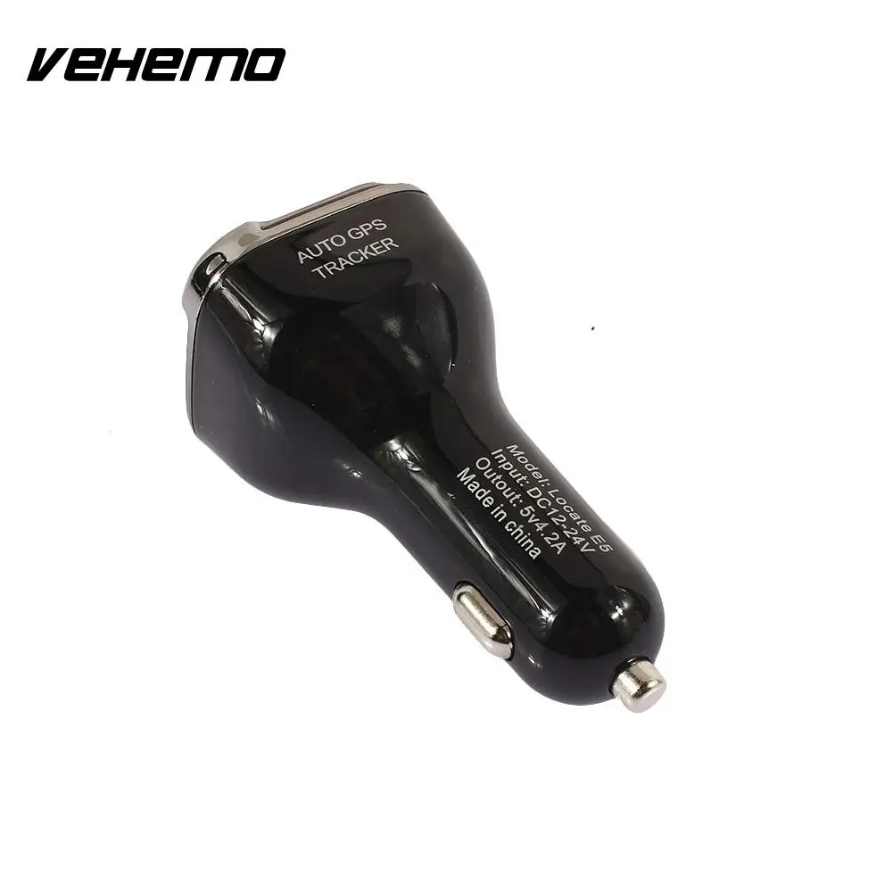 Vehemo 12 24 В OLED автомобильное зарядное устройство адаптер для зарядки GPS USB вольтметр