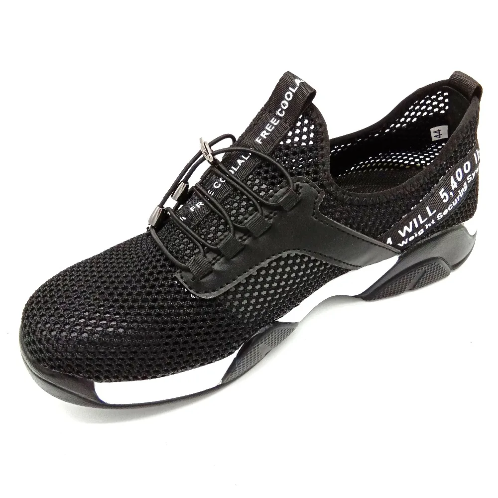 Мужские ботинки со стальным носком DAOKFPO легкие дышащие с защитой от проколов