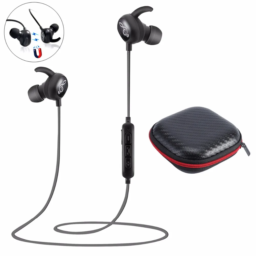 Спортивные наушники bluetooth с магнитной подключения S V4.1 шумоподавления
