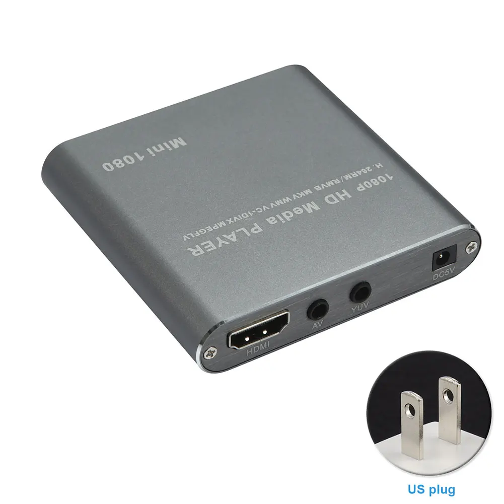 1080 P хост HDD медиаплеер домашний аудио плавное декодирование портативный AVI USB для