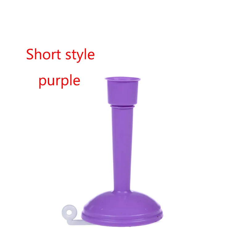 short purple Креативная водосберегающая кухня кран опрыскиватели регулируемый кран фильтр насадка поворотный носик кран Кухня Аксессуары для ванной комнаты - Цвет: short purple