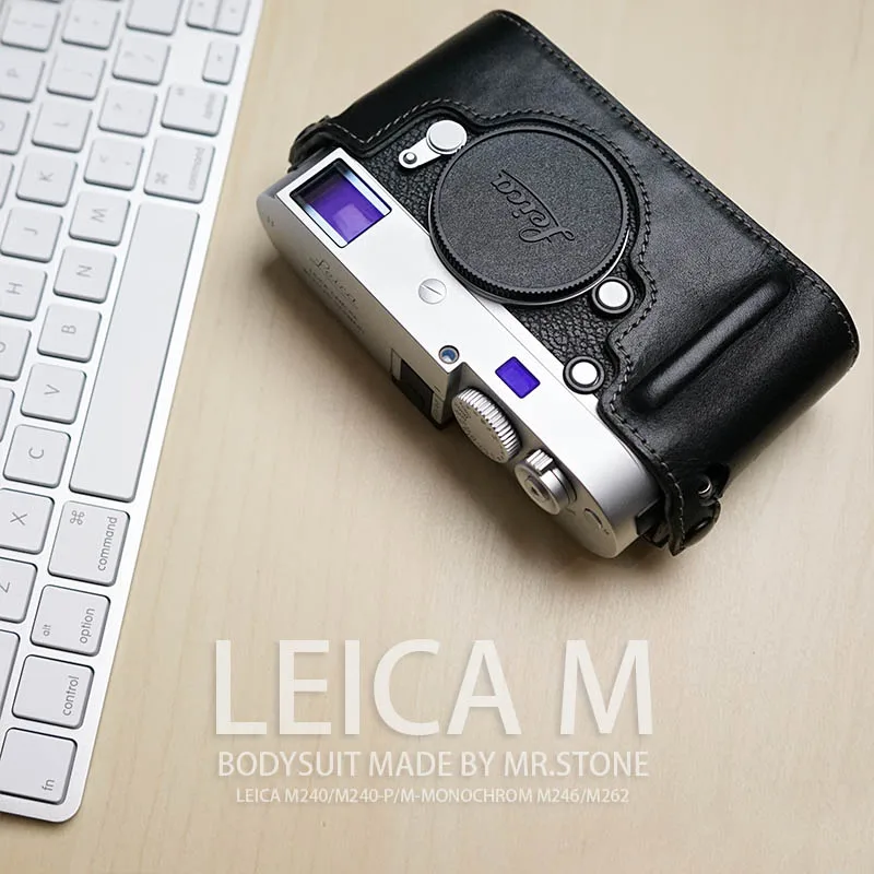 Mr. Stone ручной работы из натуральной кожи чехол для камеры Leica M M240 M240P(M-P) M262 M-M M246 сумка для камеры половина крышки винтажный Чехол