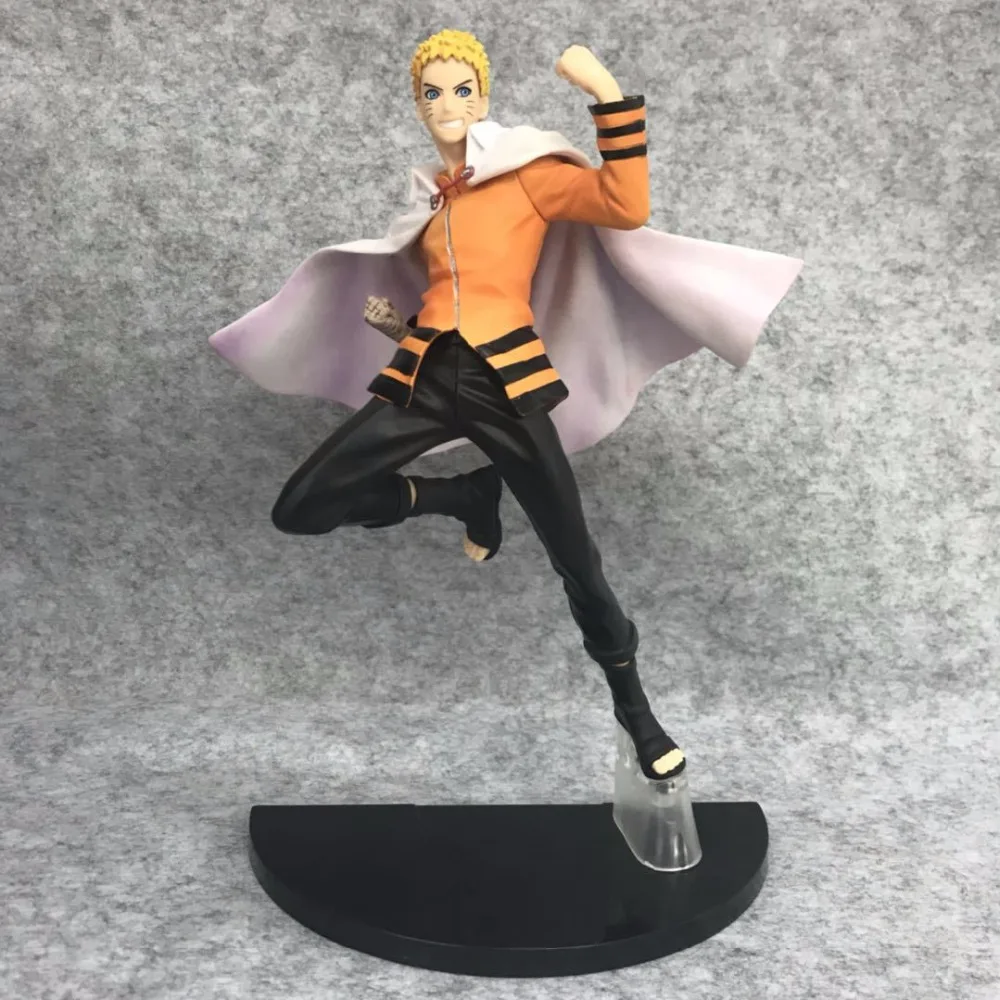 Аниме 25 см Boruto Naruto Next Generations Uzumaki Figure Seventh Hokage Ver. ПВХ Фигурки Коллекционная модель