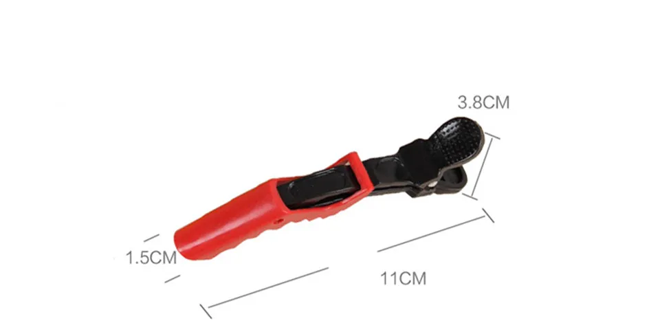 4 шт./упак. пластиковый матовый набор секций заколка для волос зажим зажимы